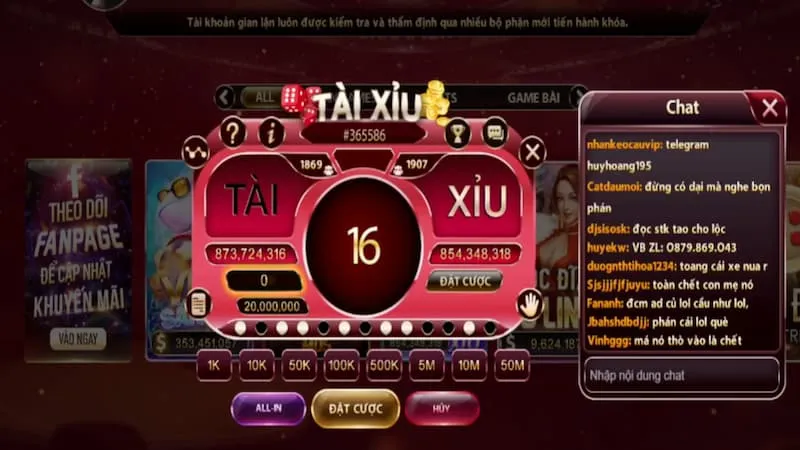 Hình thức lôi kéo người chơi trong tài xỉu online