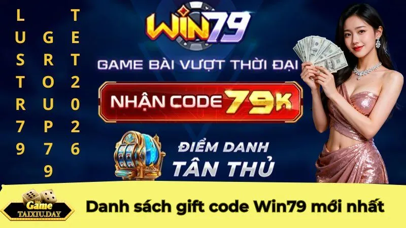 Danh sách gift code Win79 mới nhất